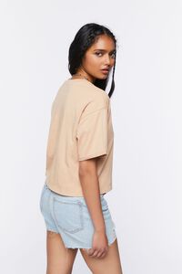 TAUPE/MULTI Selena Graphic Cropped Tee, image 3