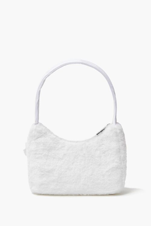 WHITE Faux Fur Hello Kitty Shoulder Bag, image 3