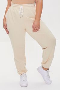 SAND Plus Size French Terry Joggers, image 2
