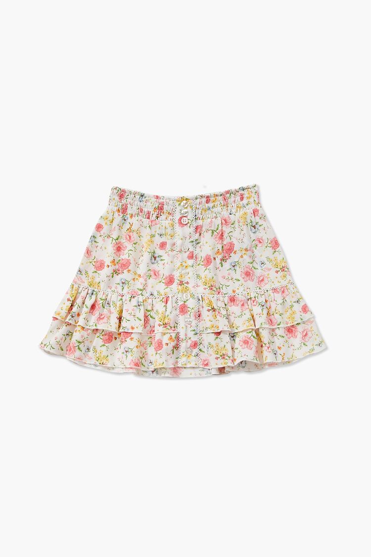 Zara Flounce Skirt allover print casual look Fashion Skirts Flounce Skirts 