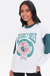 GREEN/MULTI Beverly Hills Colorblock Sweatshirt, image 2