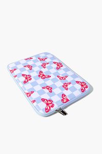 WHITE/MULTI Butterfly Checkered Tablet Case, image 2