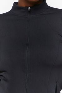 BLACK Active Zip-Up Jacket, image 5