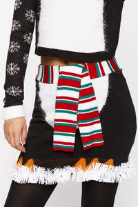 BLACK/MULTI Penguin Sweater & Skirt Set, image 7