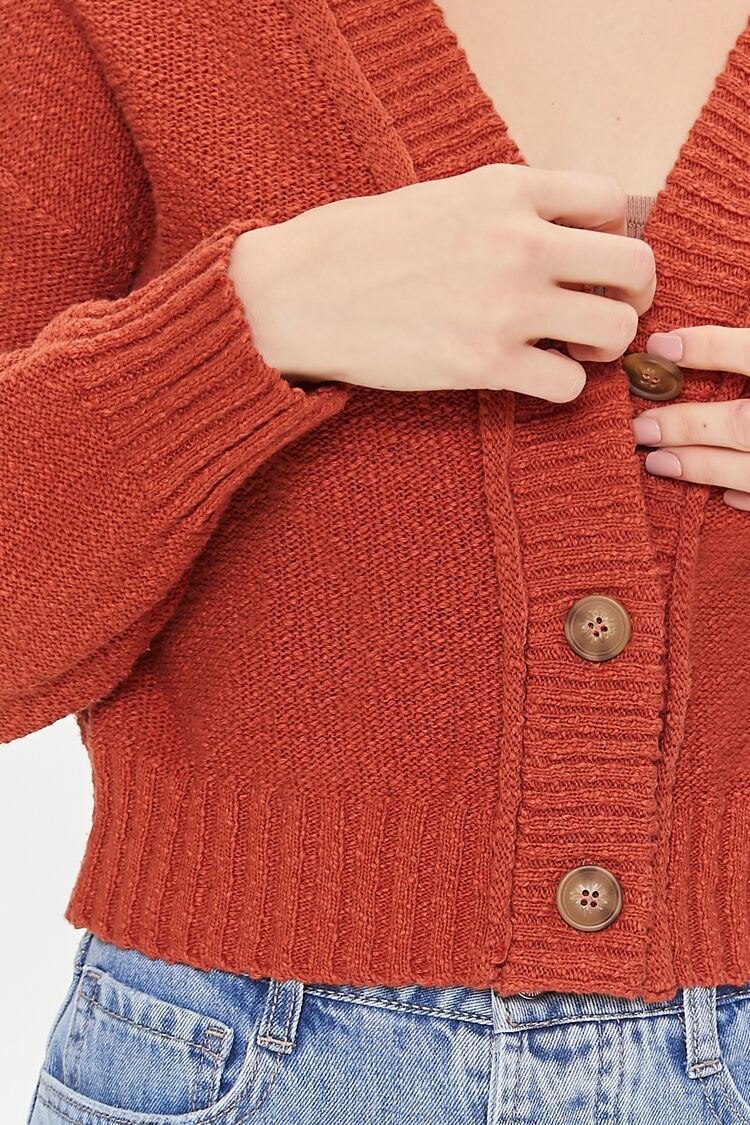 Boucle Knit Cardigan Sweater