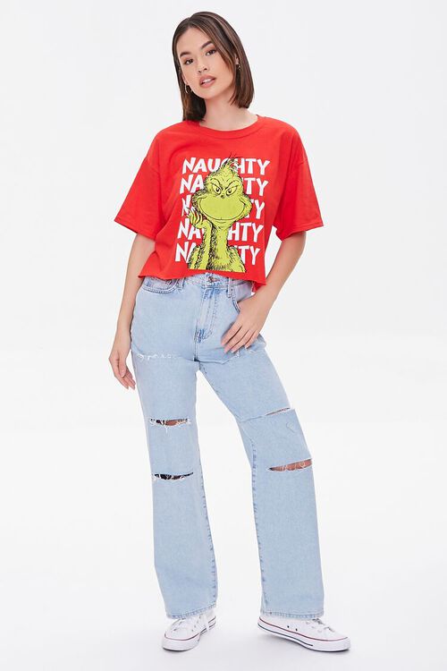 RED/MULTI The Grinch Graphic Tee, image 4