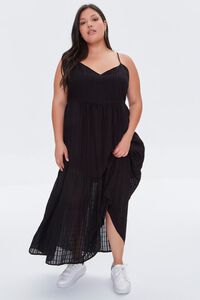 BLACK Plus Size Cami Maxi Dress, image 1