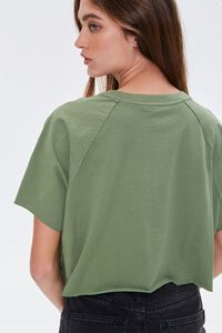 OLIVE Cropped Crew Tee, image 3