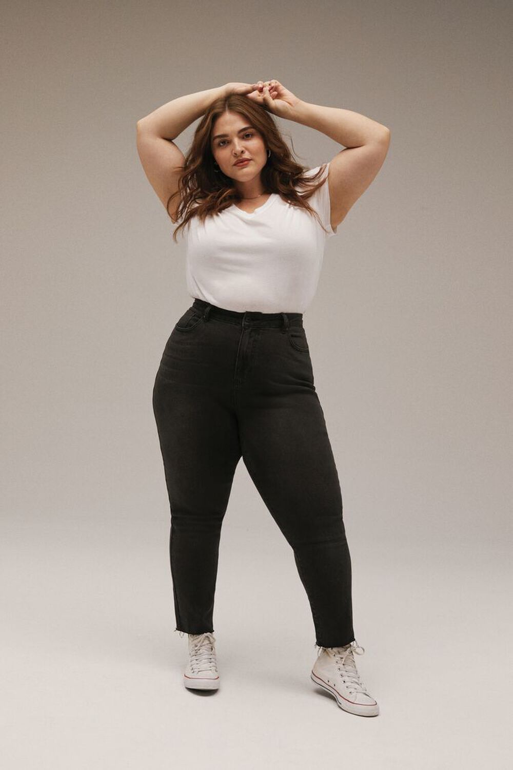 Plus Size High-Rise Mom Jeans