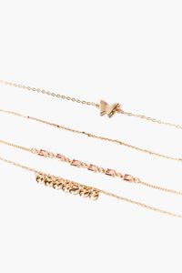 GOLD Butterfly Charm Bracelet Set, image 1