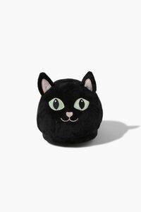 BLACK Plush Cat House Slippers, image 3