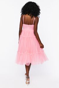 ROSEWATER Tulle Ruffled Bustier Midi Dress, image 3