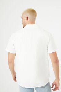 WHITE Short-Sleeve Oxford Shirt, image 3