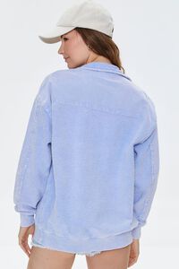 DUSTY BLUE Mineral Wash French Terry Jacket, image 3