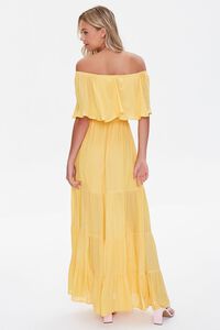 YELLOW Off-the-Shoulder Maxi Dress, image 3