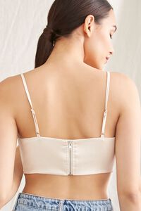 CHAMPAGNE Satin Cropped Cami, image 4