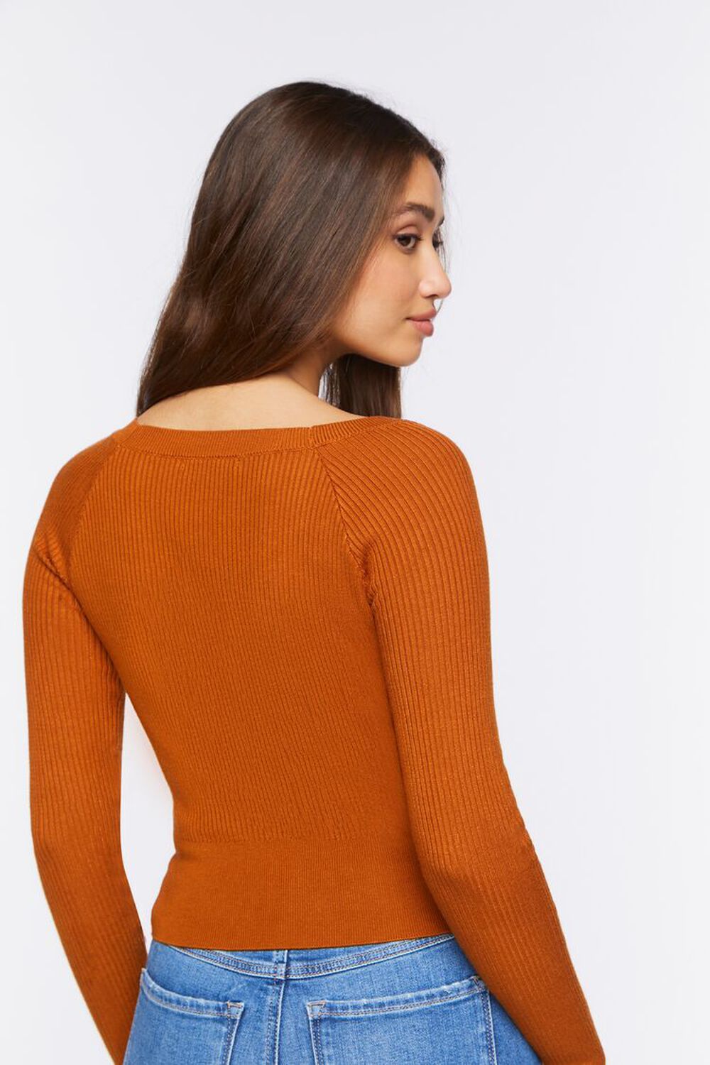 Ribbed Scoop-Neck Sweater, image 3