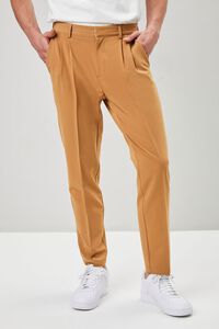 BROWN Pleated Tapered Pants, image 2