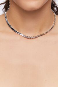 SILVER Serpentine Chain Necklace, image 1