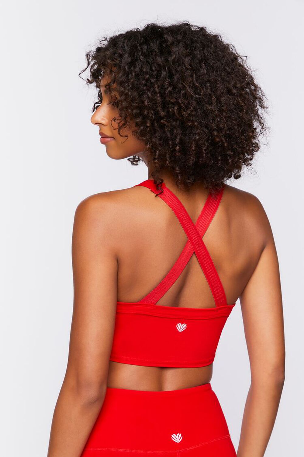 HIGH RISK RED Ruched Drawstring Sports Bra, image 3