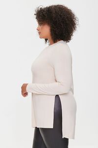 CREAM Plus Size High-Low Top, image 2