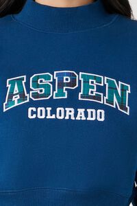 BLUE/MULTI Aspen Colorado Fleece Pullover, image 5