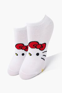WHITE/MULTI Hello Kitty Ankle Socks, image 2