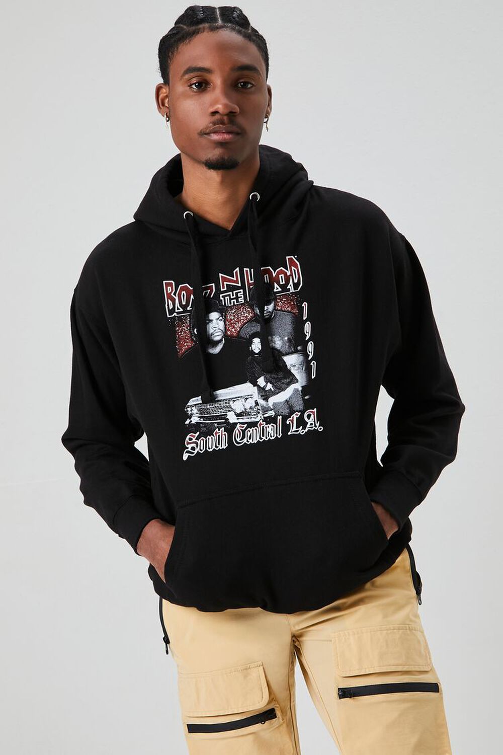 BLACK/MULTI Boyz N The Hood Graphic Hoodie, image 1