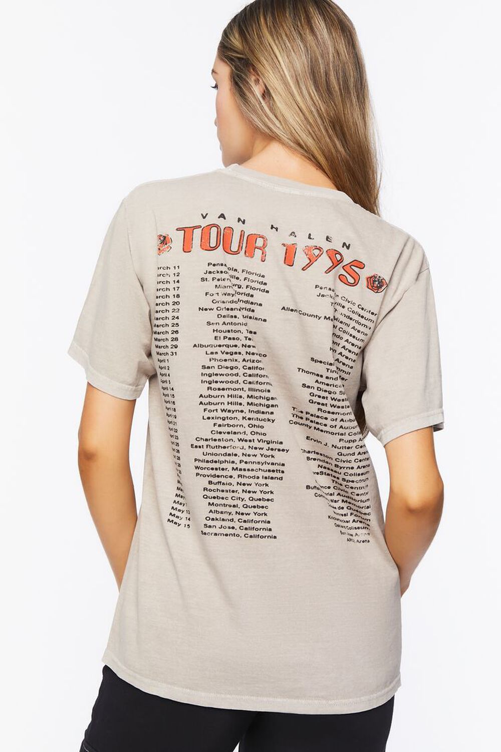TAUPE/MULTI Van Halen Tour Graphic Tee, image 3