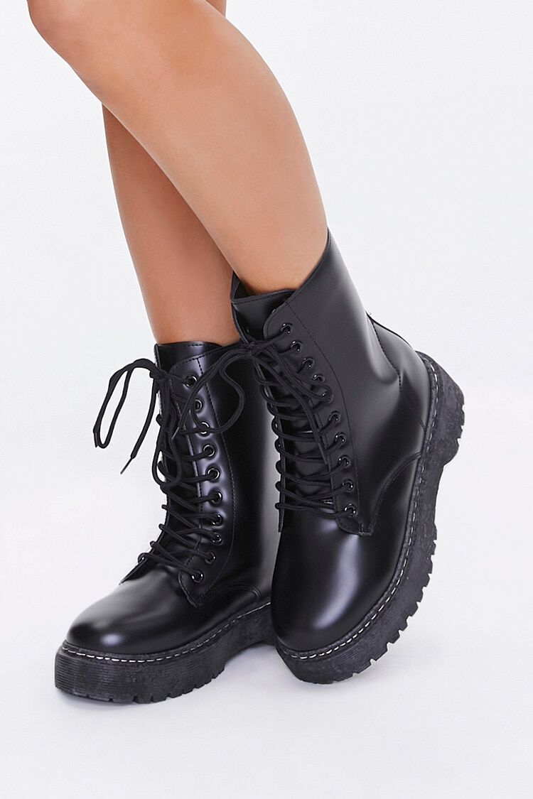 Black Combat Boots | Forever 21