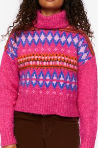 Fair Isle Turtleneck Sweater, image 5