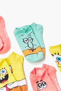 YELLOW/MULTI SpongeBob SquarePants Ankle Sock Set - 5 pack, image 3