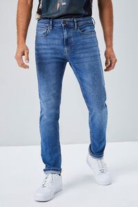 DARK DENIM Basic Slim-Fit Jeans, image 2
