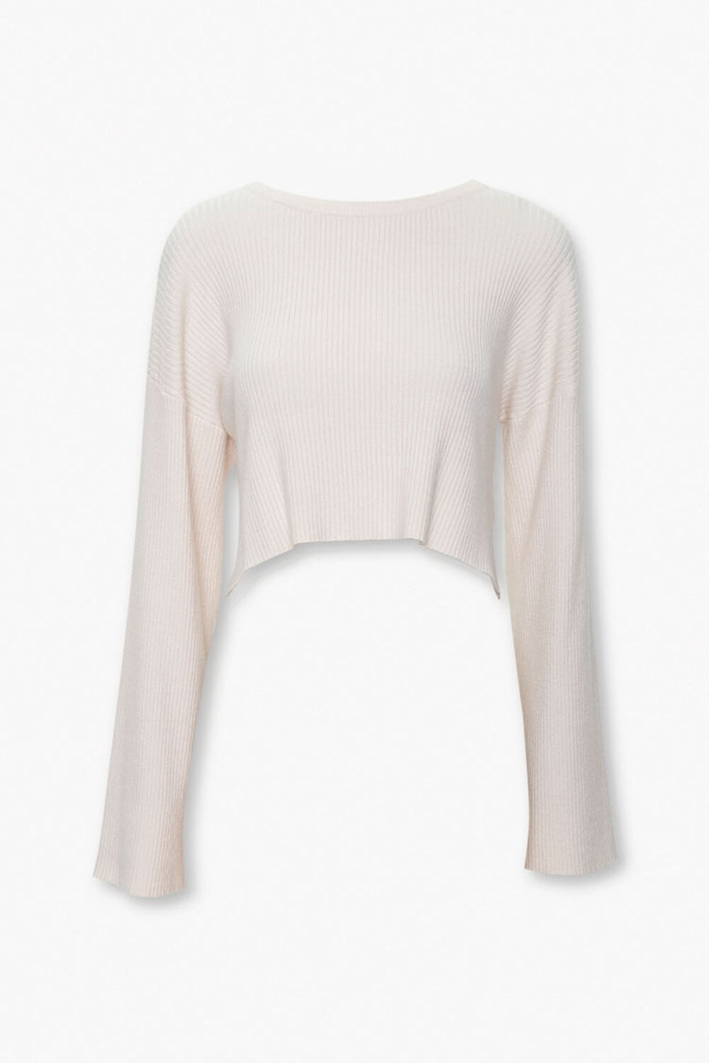 Cropped Bell-Sleeve Sweater, image 1