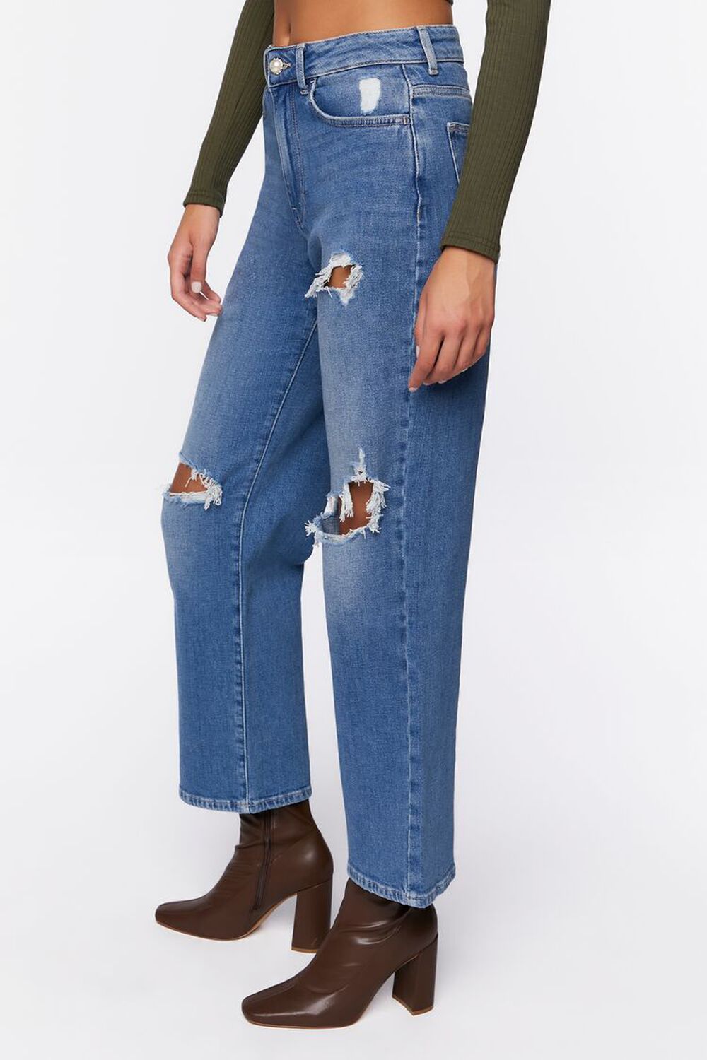 MEDIUM DENIM Hemp 10% 90s-Fit Jeans, image 2