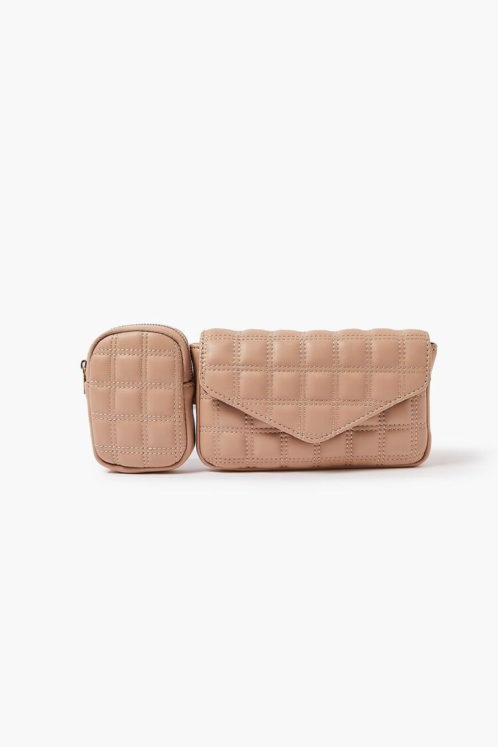 Quilted Faux Leather Fanny Pack, image 1