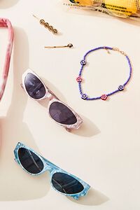 Marbled Oval Sunglasses, image 3