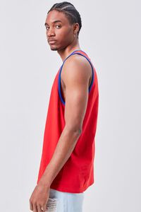 RED/BLUE Contrast-Trim Tank Top, image 2