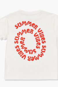 WHITE/RED Kids Good Times Graphic Tee (Girls + Boys), image 4