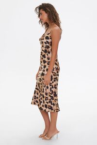 BROWN/BLACK Leopard Print Slip Dress, image 2