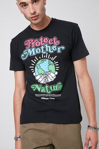 BLACK/MULTI Protect Mother Nature Graphic Tee, image 1