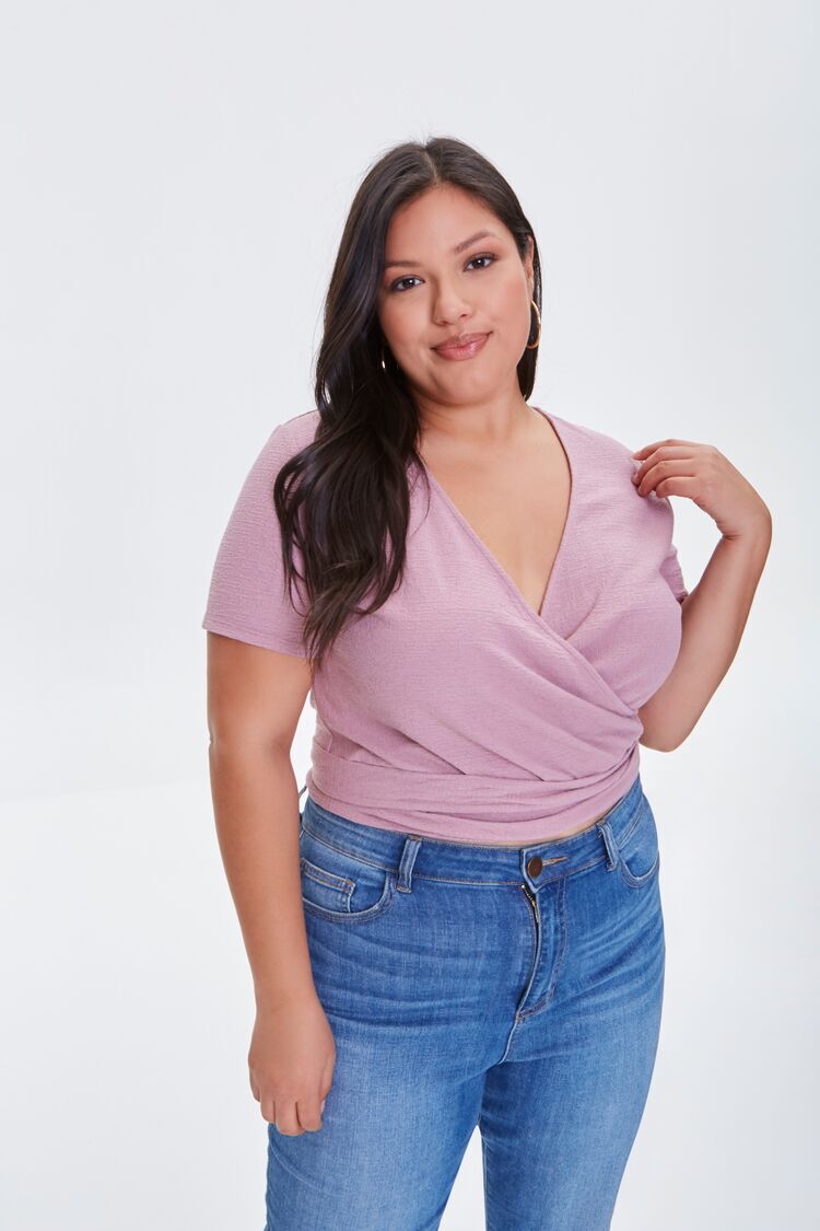 forever 21 plus size crop top