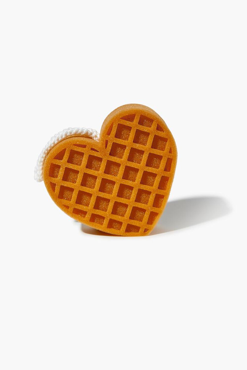TAN/MULTI Heart Waffle Bath Sponge, image 1