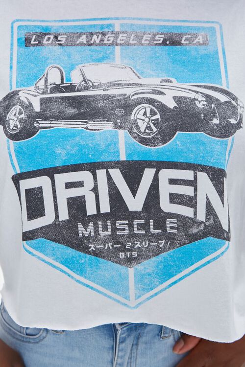 WHITE/MULTI Driven Muscle Graphic Tee, image 5