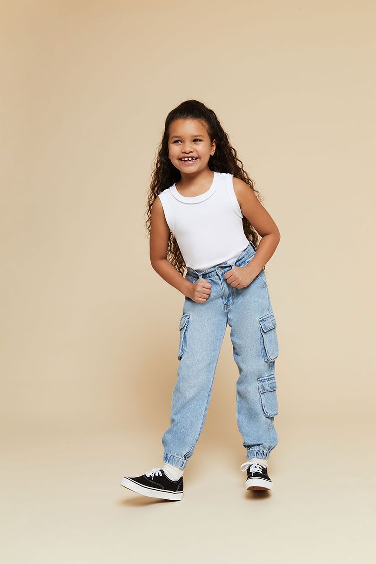 Buy Blue Jeans & Jeggings for Girls by AARIKA GIRLS ETHNIC Online | Ajio.com