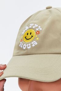 Embroidered Happy Hour Baseball Cap, image 3