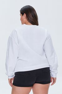 WHITE/MULTI Plus Size Ford Graphic Pullover, image 3