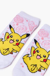 Pikachu Graphic Ankle Socks, image 3