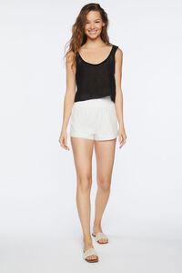 VANILLA Linen-Blend Pull-On Shorts, image 5