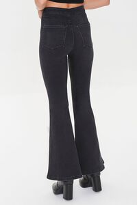 WASHED BLACK High-Rise Flare Jeans, image 4